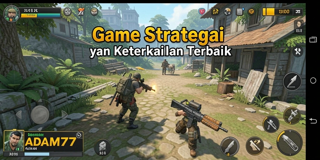 Tampilan gameplay <strong>ADAM77</strong> yang menarik dan strategis.