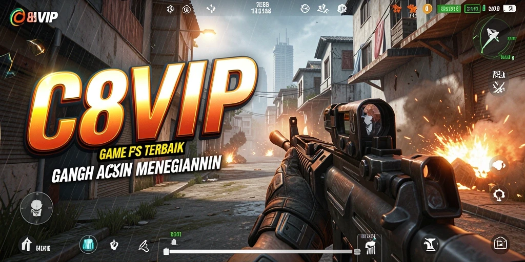 Gameplay seru dan menantang dari C8VIP di dunia FPS.