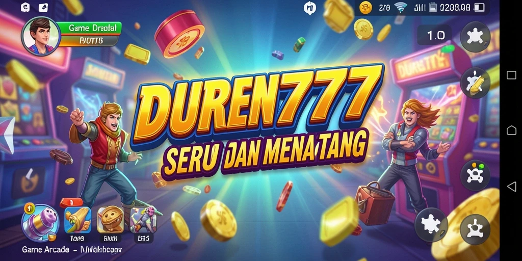 Tampilan menarik dari DUREN777 yang menampilkan aksi permainan Arcade.