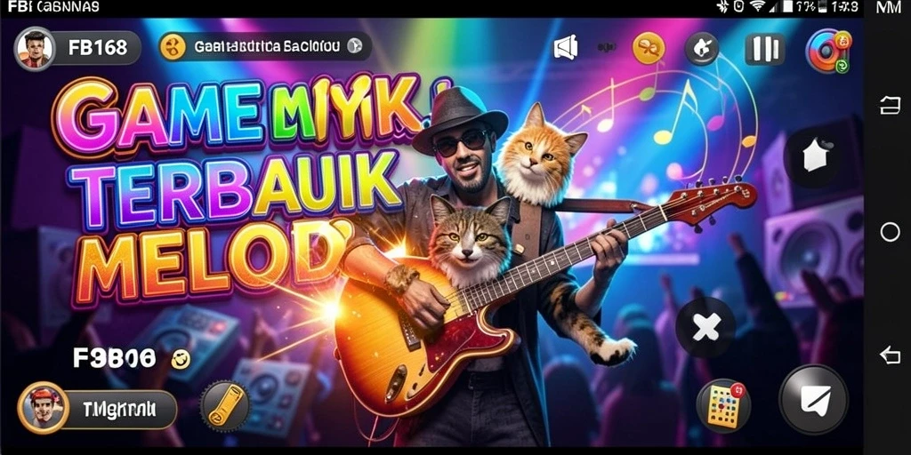 Tampilan menarik dalam permainan musik FB168 dengan efek visual yang memukau.