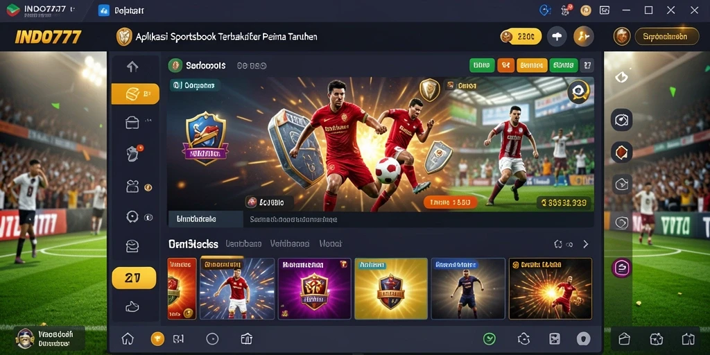 Tampilan menarik dari gameplay Sportsbook INDO777 dengan berbagai pilihan taruhan.