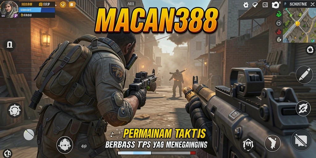 Tangkapan layar menampilkan gameplay intens di MACAN388.