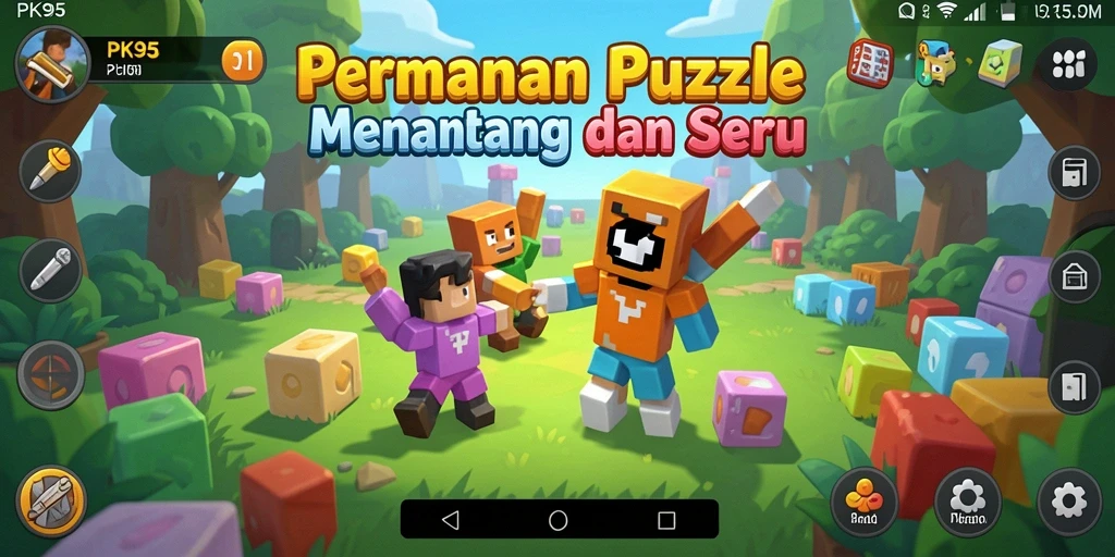 Screenshot PK95 menampilkan gameplay Puzzle yang menarik dan penuh tantangan.