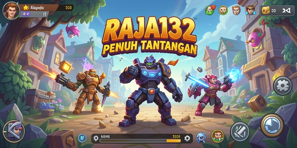 Screenshot gameplay RAJA132 menampilkan aksi seru dalam permainan Arcade.