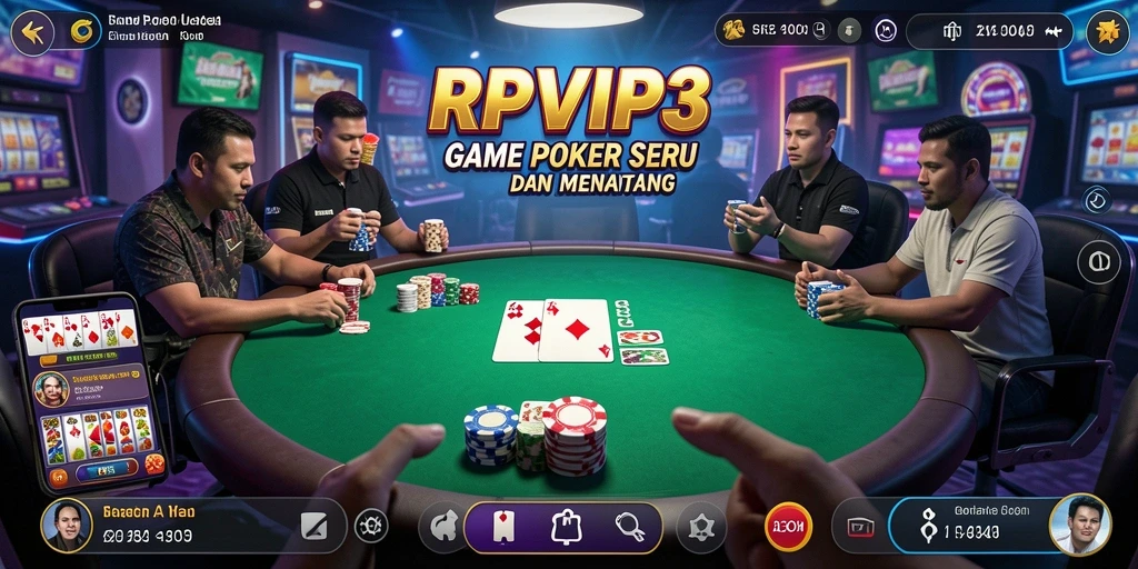 Tampilan gameplay RPVIP3 yang mendebarkan dan seru.