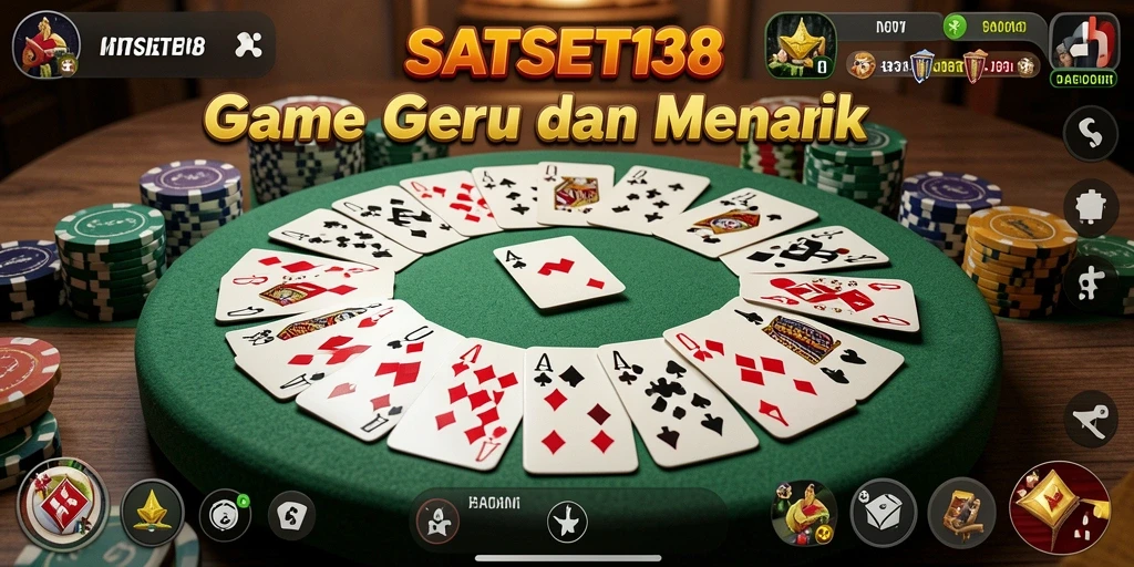 Tampilan gameplay SATSET138 yang seru dan interaktif.