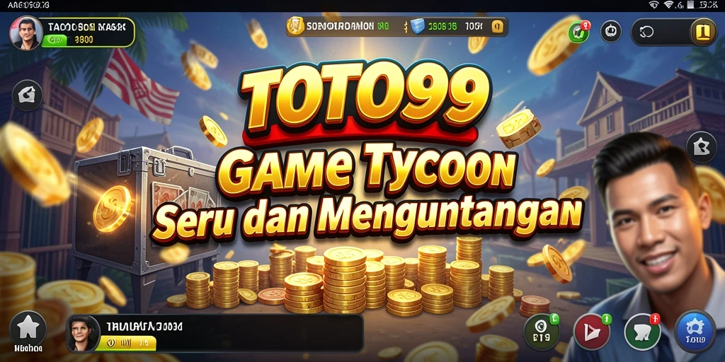 Tampilan gameplay TOTO99 yang menampilkan dinamika bisnis dan strategi Tycoon.