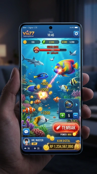 Tampilan antarmuka aplikasi vio77 yang intuitif dan user-friendly.